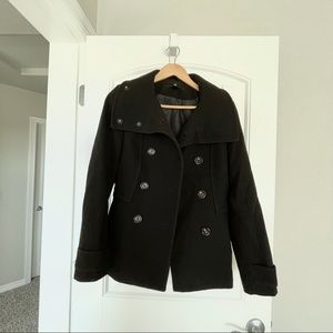 H&M black Pea Coat